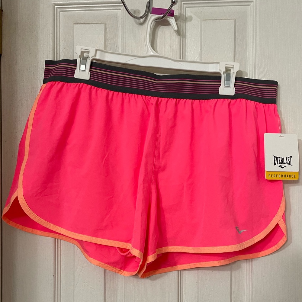 Everlast running shorts, pink XL